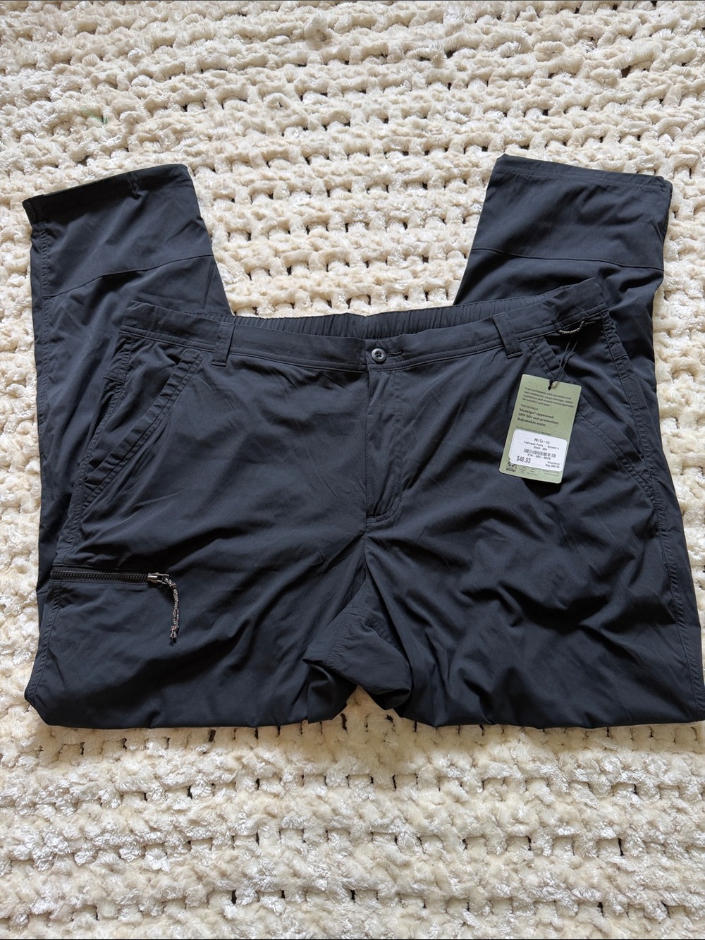 REI Co-op Trailmade Hiking Pants Women’s 20W Black NWT UPF 50+ Stretch - Picture 1 of 10